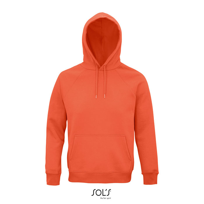 Hoodie unisexe coton bio rPET personnalisé 280g - STELLAR Orange brûlée